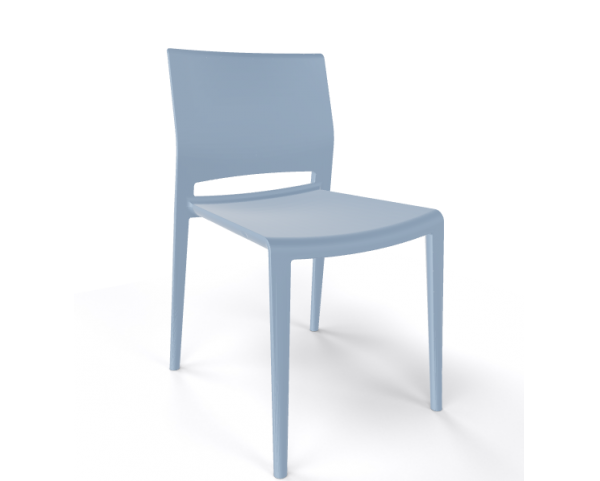Židle BAKHITA, světle modrá