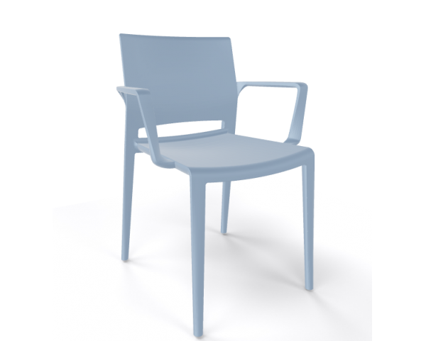 Chair BAKHITA B, light blue