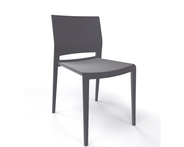 Chair BAKHITA, dark grey