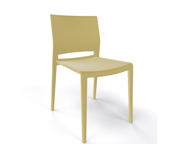 Židle BAKHITA, šalvějově zelená