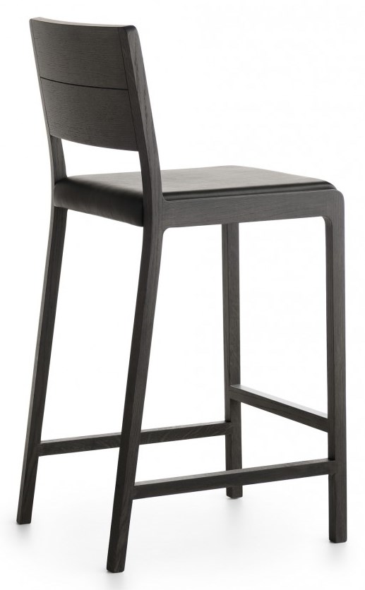 Levně CRASSEVIG - Barová židle s čalouněným sedákem ESSE STOOL