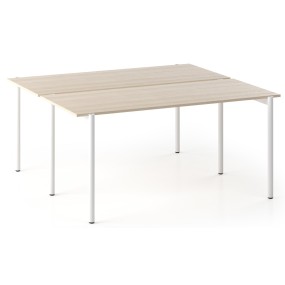 Two-seater work table ZEDO 120x144,5 cm