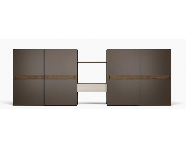 Modulární šatní skříň CLASS s posuvnými dveřmi - sestava 2