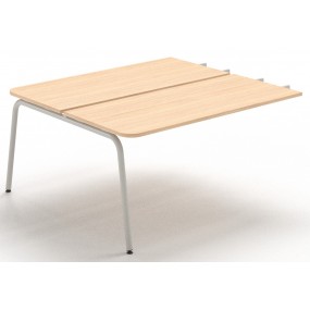 Dvoumístný přídavný stůl ke skříňce ROUND 140x164 cm - zaoblené hrany