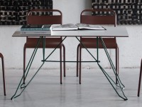 Hliníková stolička BIARRITZ - biela - 2