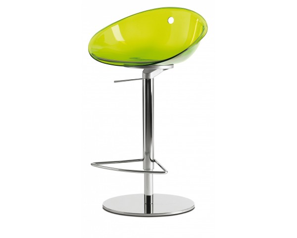 Barová stolička GLISS 970 DS - transparentná zelená