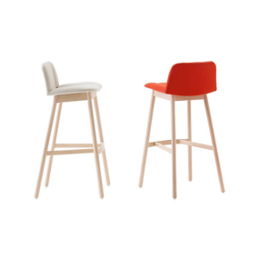 Bar stool with upholstered seat HIPPY 639