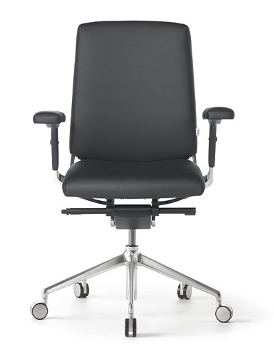 Levně SITIA - Pracovní židle BLACK OR WHITE s nízkým opěrákem