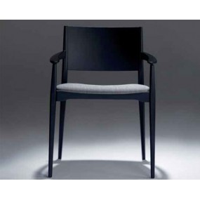 Wooden chair with upholstered seat BLAZER 631