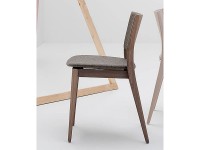 Dřevěná židle s čalouněným sedákem a opěradlem BLAZER 634 - 2