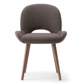 BLISS chair with wooden base