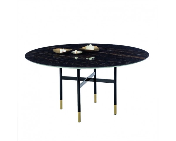 Kulatý stůl Glamour, Ø 150/180 cm