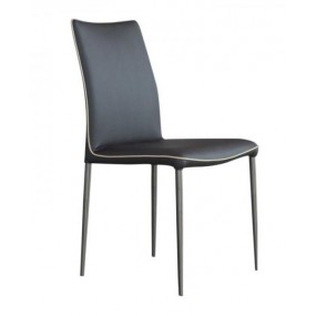 Chair Nata with metal base, higher backrest