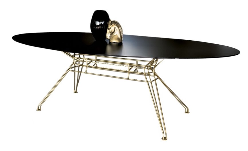 BONTEMPI - Oválný stůl Sander, 200/250x106 cm