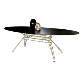 Oválný stůl Sander, 200/250x106 cm