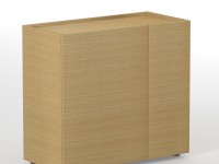 Kancelářská skříňka PLANA 90x40x81,4 cm - melamin - 2