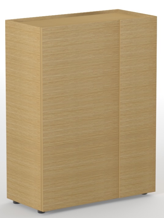 NARBUTAS - Kancelářská skříň PLANA 90x40x119 cm - dýha