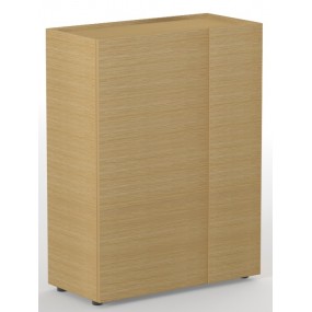 Office cabinet PLANA 90x40x119 cm - veneer