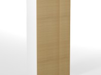 Office cabinet PLANA 90x40x194,2 cm - veneer - 2