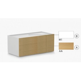 Office cabinet PLANA 90x60x51,7 - melamine