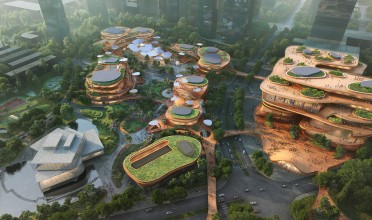 Shenzhen Terraces jako futuristický kulturní prostor