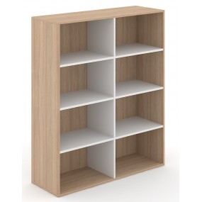 Bookcase CHOICE 4H - 1x partition, 120x40x142,5 cm / C4N120 /