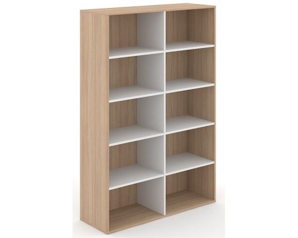 Bookcase CHOICE 5H - 1x partition, 120x40x178 cm / C5N120 /
