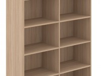 Bookcase CHOICE 5H - 1x partition, 120x40x178 cm / C5N120 / - 3