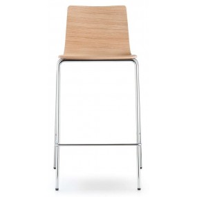 High bar stool INGA 5617 DS - bleached oak