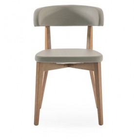 Židle Siren, přírodní jaseň/buk graphite