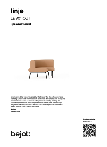bejot linje LE 901 OUT - product card.pdf