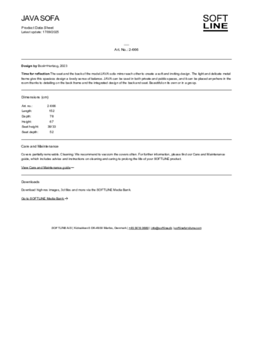 JAVA Sofa - Softline - Product-data-sheet - EN.pdf