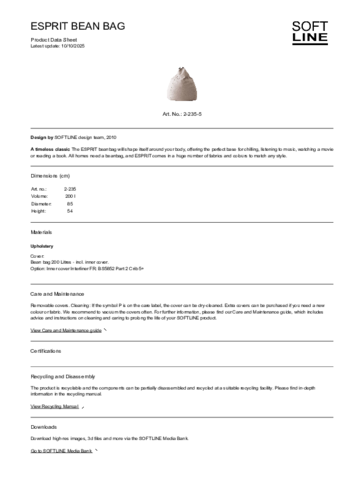ESPRIT Bean bag - Softline - Product-data-sheet - EN.pdf
