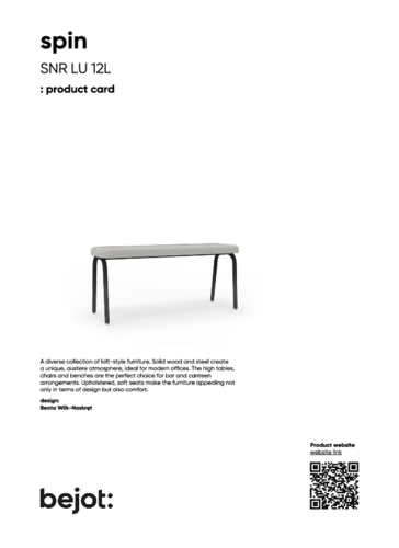 bejot spin SNR LU 12L - product card.pdf