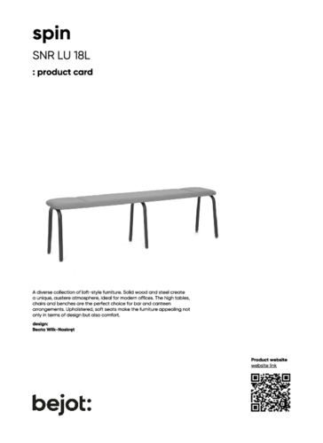 bejot spin SNR LU 18L - product card.pdf