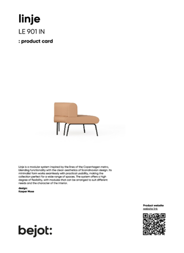 bejot linje LE 901 IN - product card.pdf