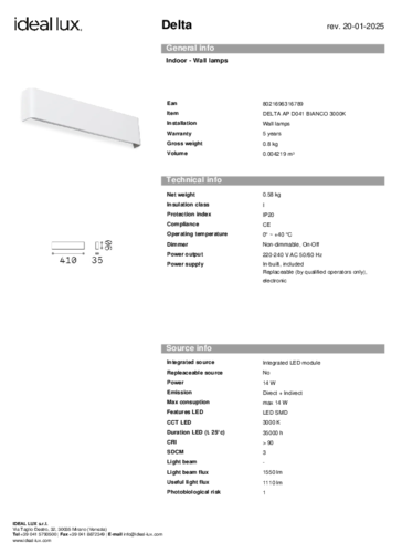 DELTA AP D041 BIANCO 3000K.pdf