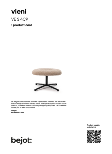 bejot vieni VE S 4CP - product card.pdf