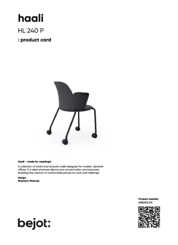 bejot haali HL 240 P - product card.pdf