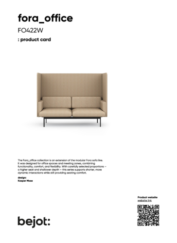 bejot fora_office FO 422W - product card.pdf