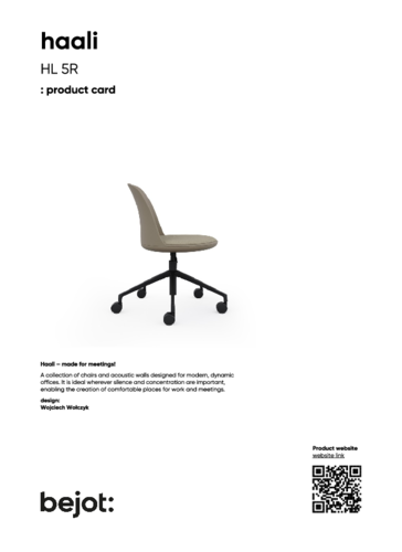 bejot haali HL 5R - product card.pdf