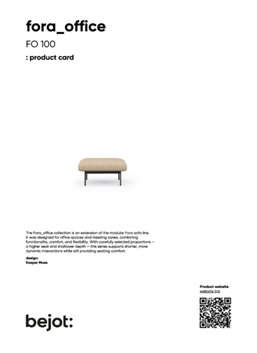 bejot fora_office FO 100 - product card.pdf