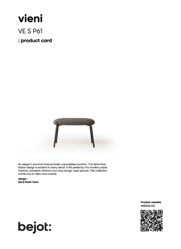 bejot vieni VE S P61 - product card.pdf