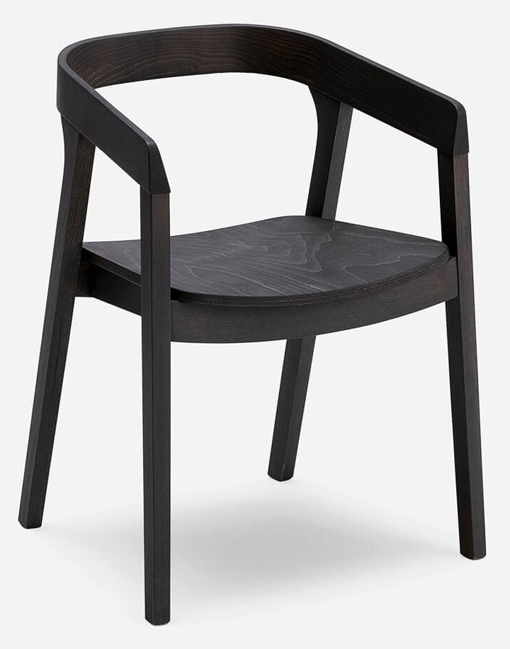 Levně CANTARUTTI - Židle ARCO - dřevěná s područkami