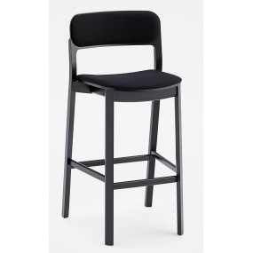 Bar stool HART 3.24.0 - with armrests upholstered