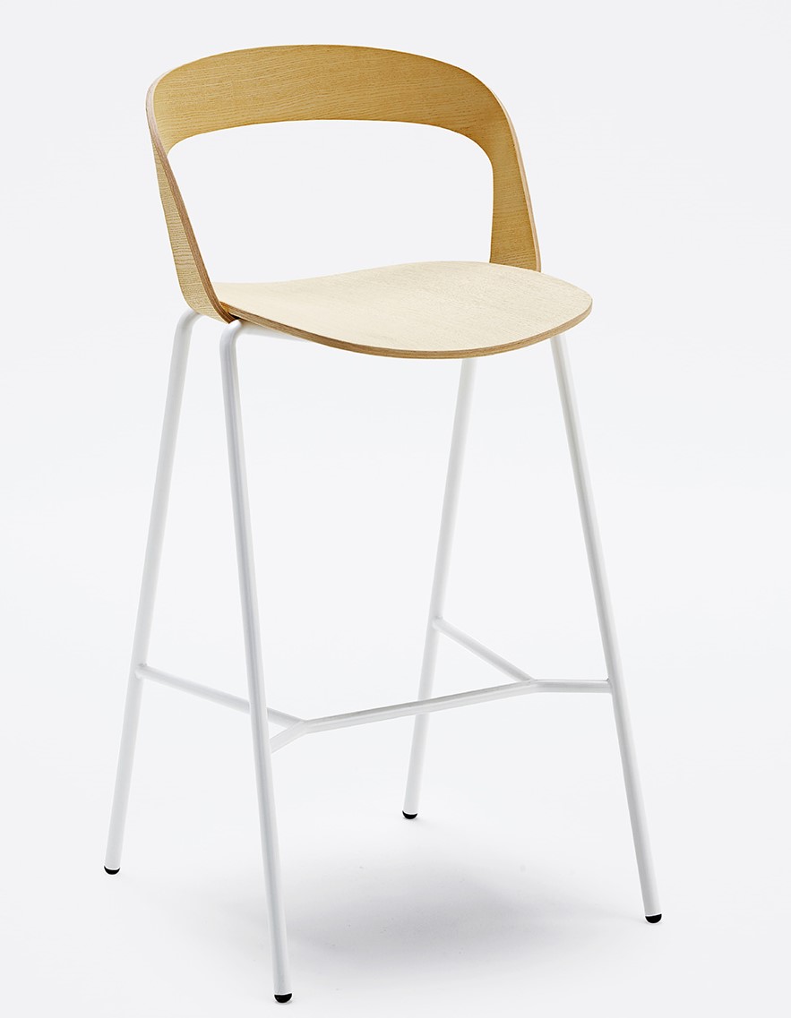 Levně CANTARUTTI - Barová židle MAKI - dřevěná