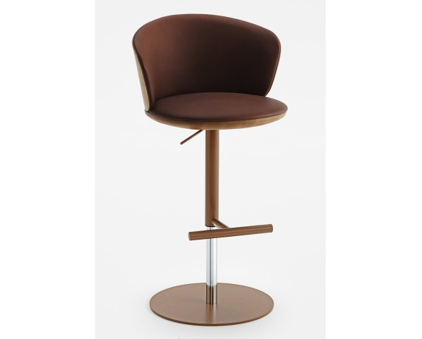 PALMO bar stool C.10.0/R - with armrests, height adjustable