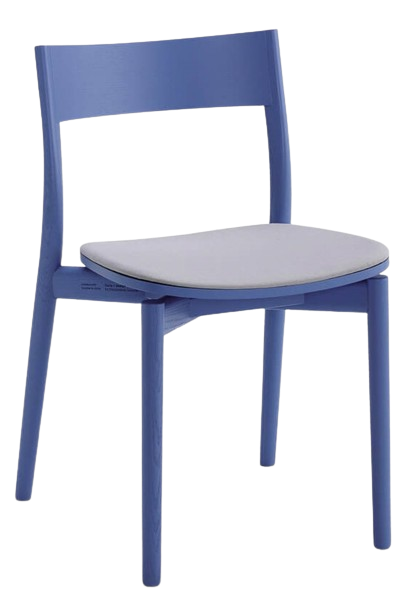 Levně CANTARUTTI - Židle PATTA 1.23.I s čalouněným sedákem