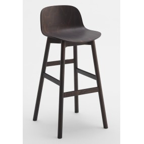 Barová židle RIBBON - dřevěná