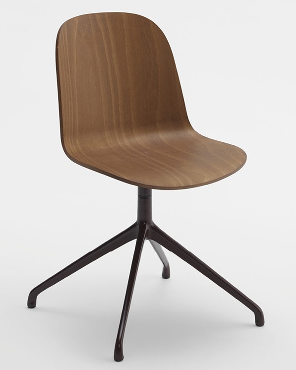 Levně CANTARUTTI - Otočná židle RIBBON - dřevěná